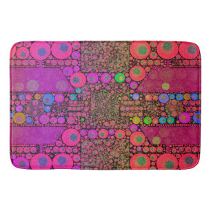 Tapete De Banheiro Leopardo abstrato Trippy