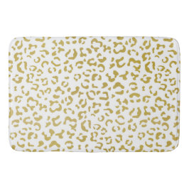 Tapete De Banheiro Leopardo Dourado, Brilho Dourado, Impressão Leopar