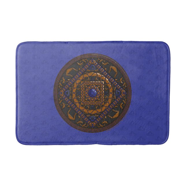 Tapete De Banheiro Libra Mandala Bath Mat (Frente)