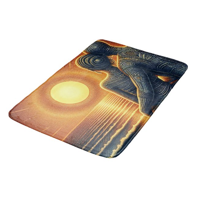 Tapete De Banheiro Liebespaar bei Sonnen Untergang am Meer (Angulado)