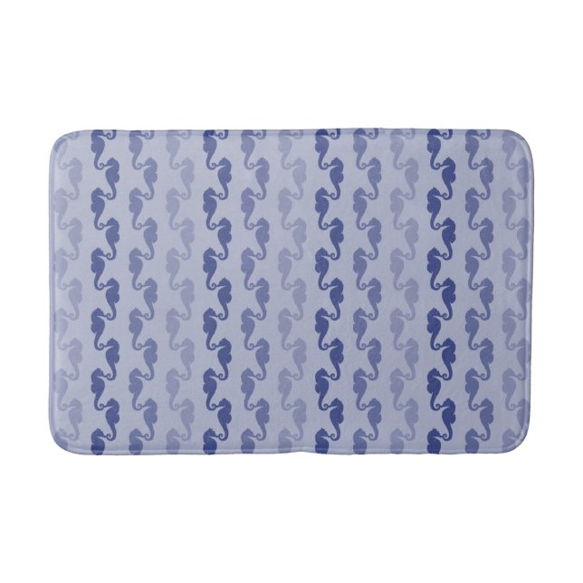 Tapete De Banheiro Ligações de Cavalo-de-Obra Indigo Leve Bath Mat (Frente)