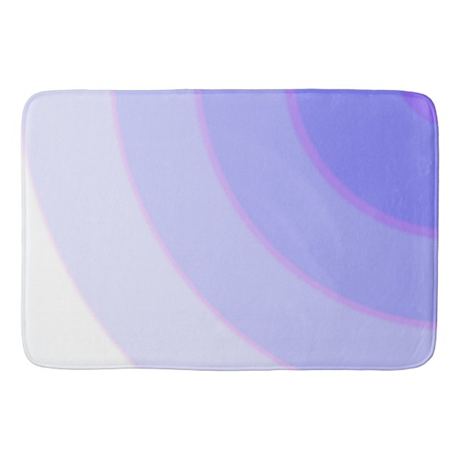 Tapete De Banheiro Lilac Swirls Bath Mat (Frente)