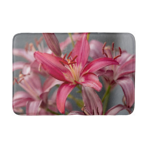 Tapete De Banheiro Lily Asiática Rosa, Fotografia Flor
