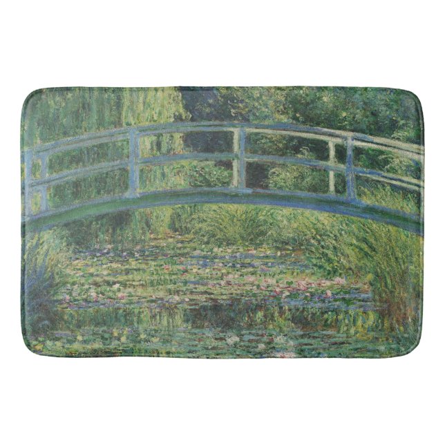 Tapete De Banheiro Lily Pond, Painting Oil Landscape, Monet (Frente)