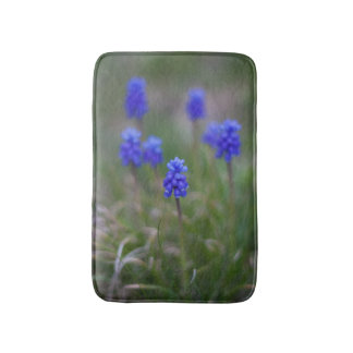 Tapete De Banheiro Lindas flores azuis