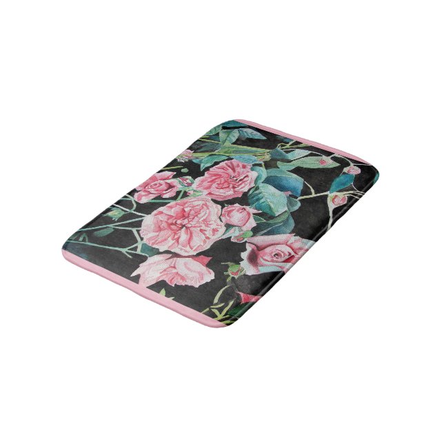Tapete De Banheiro Lindas Rosas Rosa, Rosa, Bath Mat (Angulado)