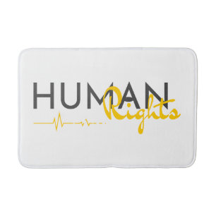 Tapete De Banheiro Linha de vida dos direitos humanos