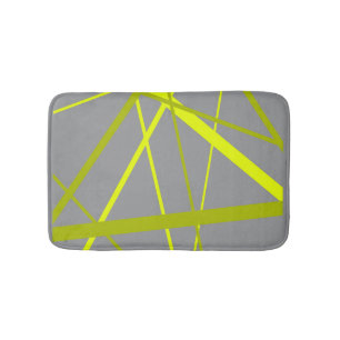 Tapete De Banheiro Linhas Amarelas caóticas no padrão moderno retr