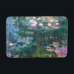 Tapete De Banheiro Lírios de água de Monet<br><div class="desc">Monet's Water Lily.Visite minha loja para obter design mais interessante e mais opções de cores => zazzle.com/iwheels*</div>