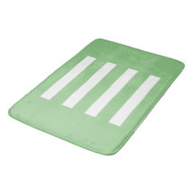 Listras de sage e branco no meio.