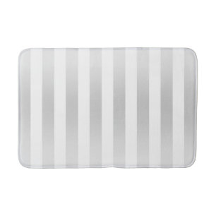 Tapete De Banheiro Listras Modernas Cinza em Cetim Chic Decorativo