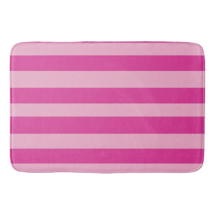 Tapete De Banheiro Listras Rosa