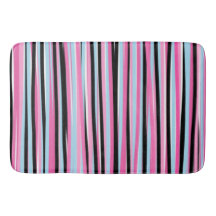 Listras Verticais Rosa e Preta