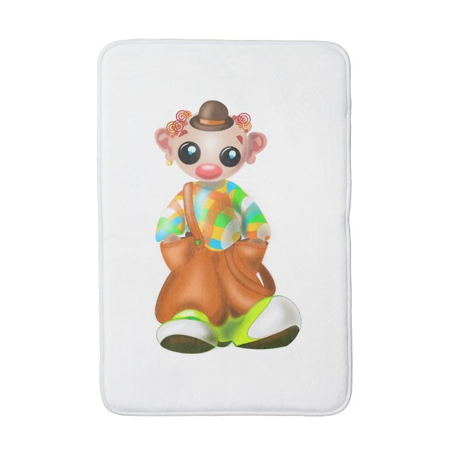 Tapete De Banheiro Little Clown Bath Mat  (Frente Vertical)
