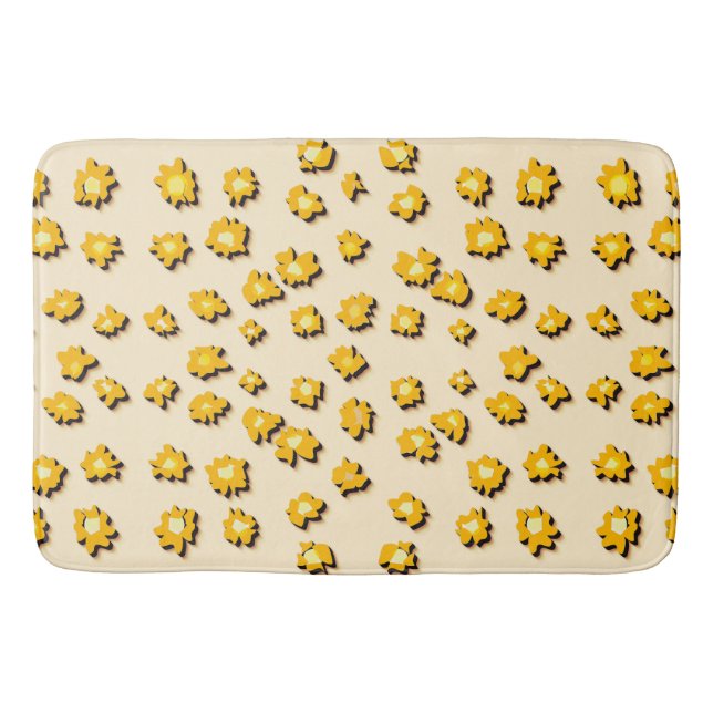 Tapete De Banheiro Little flowers (Frente)