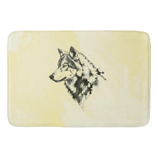 Tapete De Banheiro Lobo