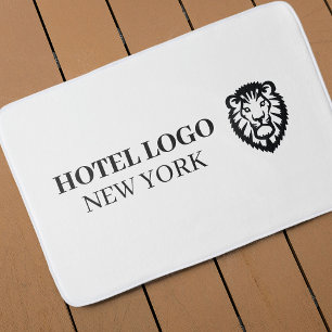 Tapete De Banheiro Logotipo do Hotel de Modificações com Marca Person