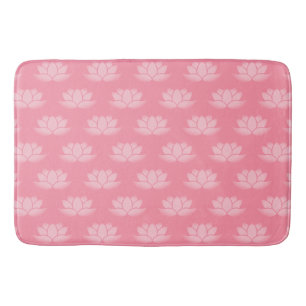 Tapete De Banheiro Lotus cor-de-rosa