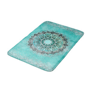 Tapete De Banheiro Lotus Mandala, galinha