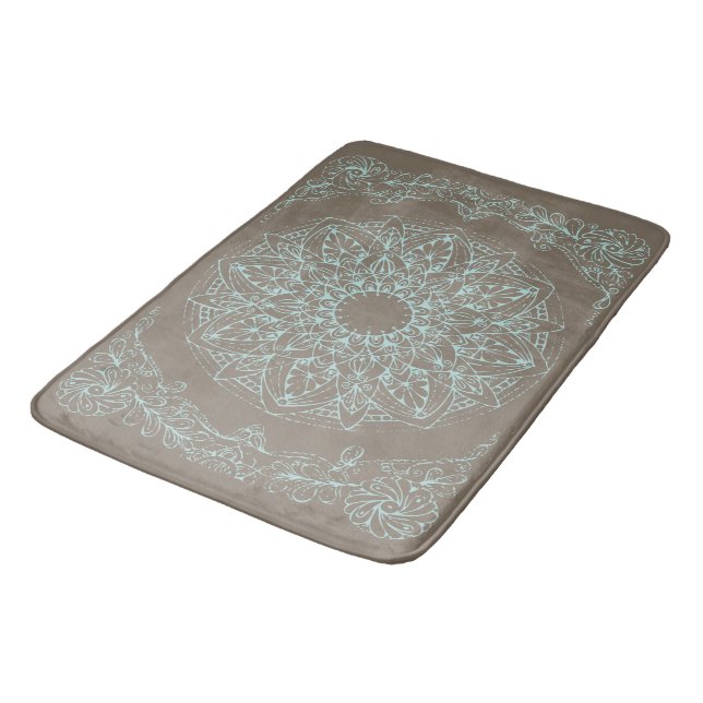 Tapete De Banheiro Lotus On The Beach - Bathmat (Angulado)