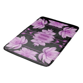 Tapete De Banheiro Lotus violeta-vermelha
