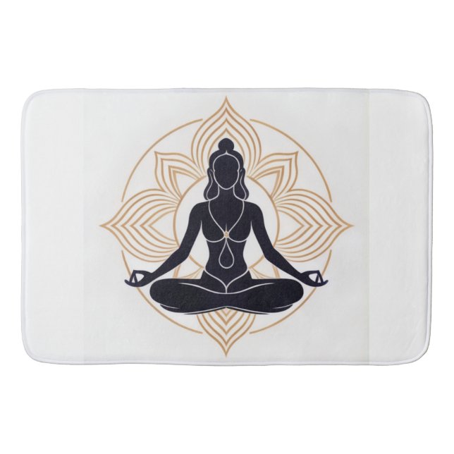 Tapete De Banheiro Lotus Zen Bath Mat (Frente)