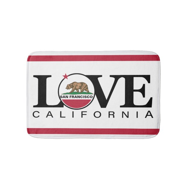Tapete De Banheiro LOVE San Francisco Bath Mat (frente)