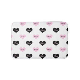 Tapete De Banheiro Lover de Calçado Rosa para Meninas