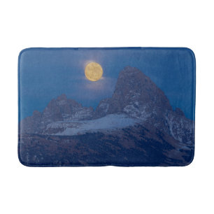 Tapete De Banheiro Lua Cheia Nascente Grand Teton Driggs, Idaho