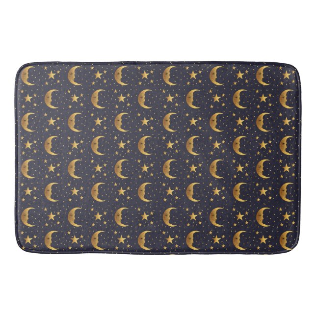 Tapete De Banheiro Lua e Stars Bath Mat (Frente)