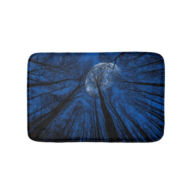 Tapete De Banheiro Lua no Céu Noturno (frente)