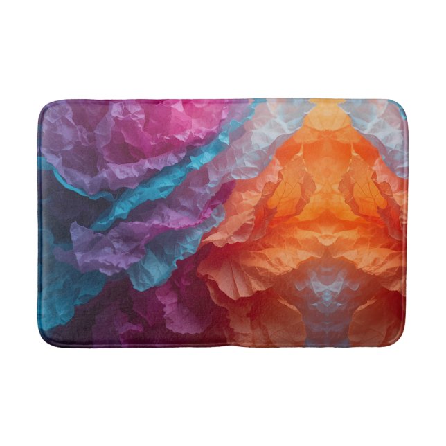 Tapete De Banheiro Luminous Abstract Tissue Paper Layers (Frente)