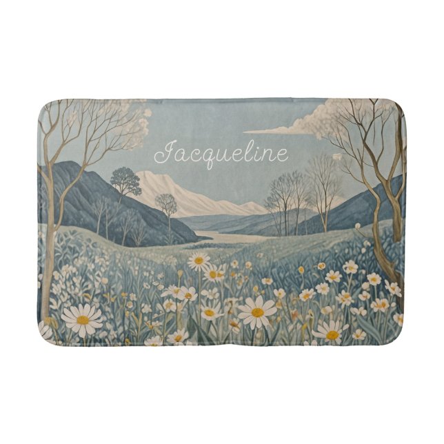Tapete De Banheiro Lunar Meadow Personalizado (Frente)