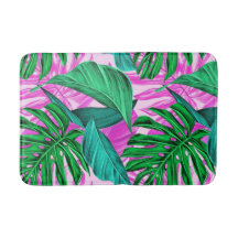 Lush Tropical Island Foliage Mat