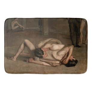 Tapete De Banheiro Lutadores (por Thomas Eakins)