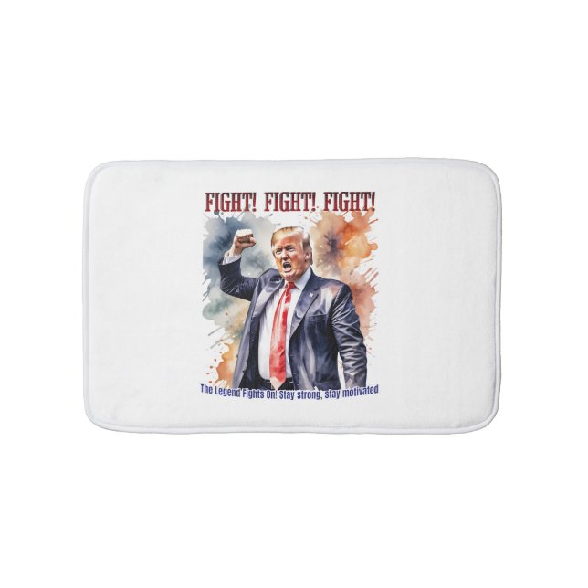 Tapete De Banheiro Lute! Lute! Lute! Legenda de trunfo (frente)