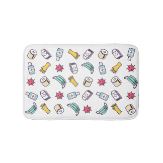 Tapete De Banheiro Luvas de papel higiênico do Coronavírus 19