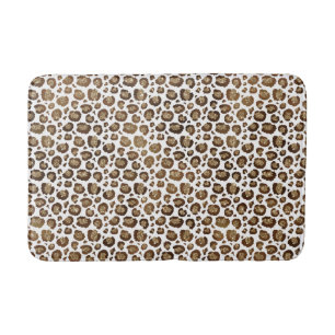 TAPETE DE BANHEIRO LUXE LEOPARD SPARKLE BATH MAT