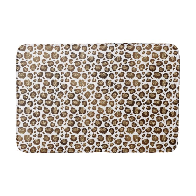 TAPETE DE BANHEIRO LUXE LEOPARD SPARKLE BATH MAT (Frente)