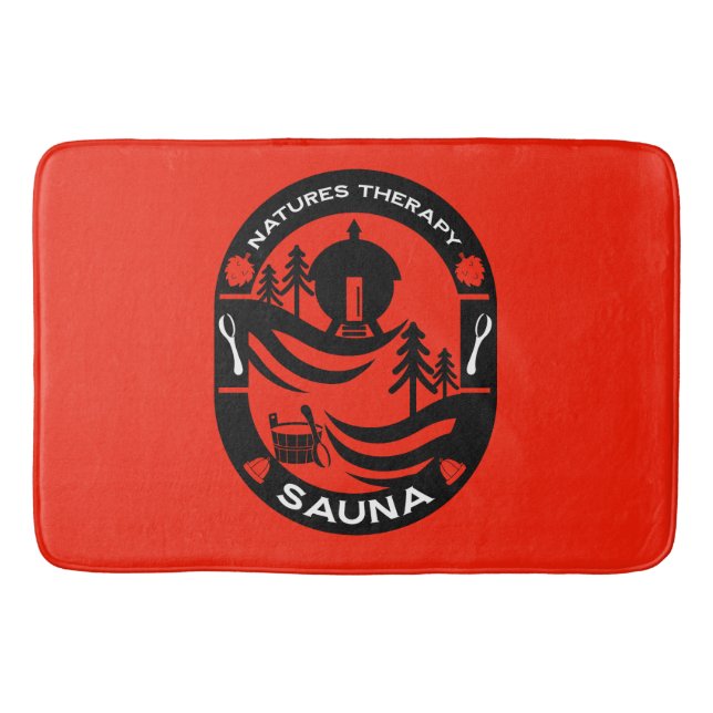 Tapete De Banheiro luxo Sauna Gift (Frente)