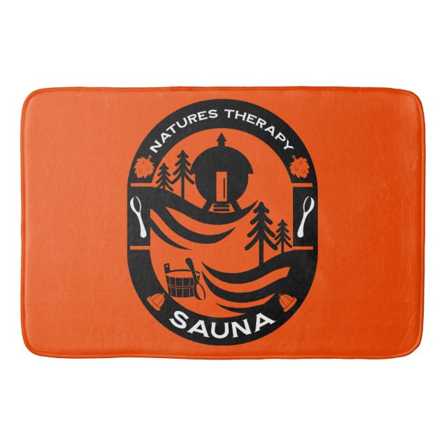 Tapete De Banheiro luxo Sauna Gift (Frente)