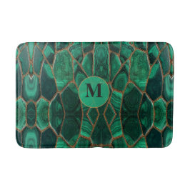 Tapete De Banheiro Luxury Emerald Malachite Green Marble Abstract