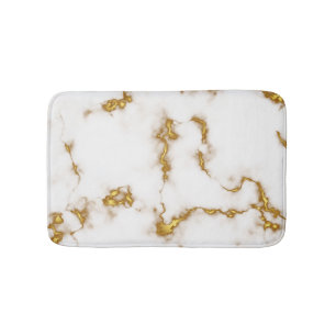 Tapete De Banheiro Luxury Marble Real Dourado