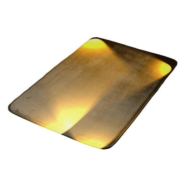 Tapete De Banheiro Luzes do ouro (Angulado)