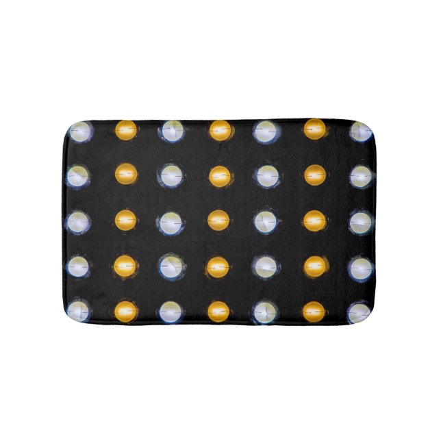 Tapete De Banheiro Luzes LED, fundo de abstrato de encerramento. (frente)