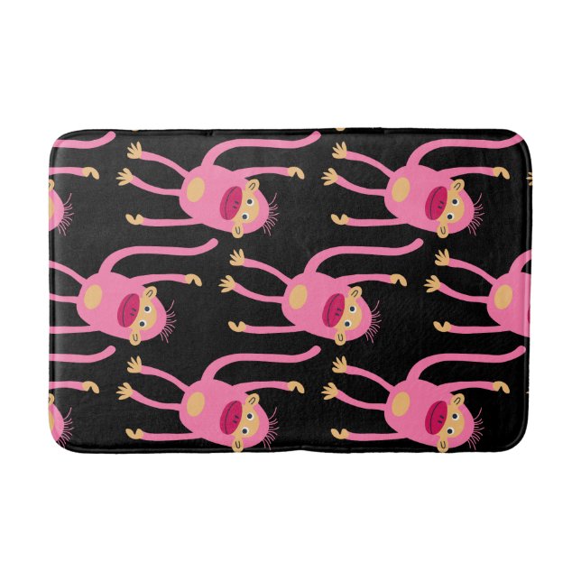 Tapete De Banheiro Macaco Pequeno e Bonito (Frente)