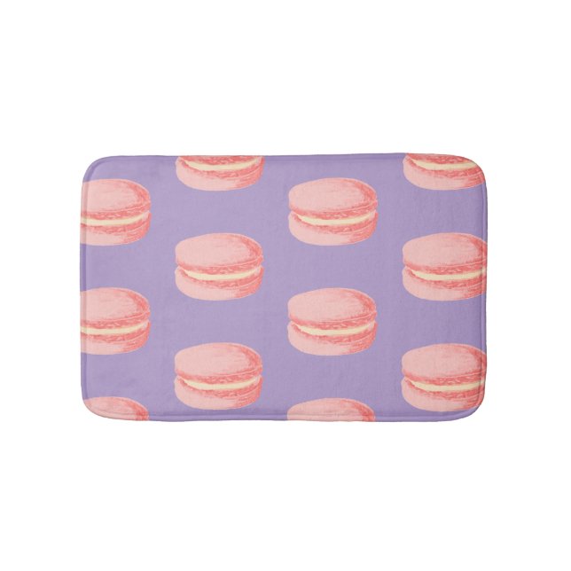 Tapete De Banheiro Macarons Rosa (frente)