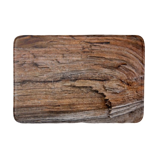 Tapete De Banheiro Madeira rústica (Frente)