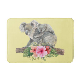 Tapete De Banheiro Mãe e Bebê Koala Bears Caqueira