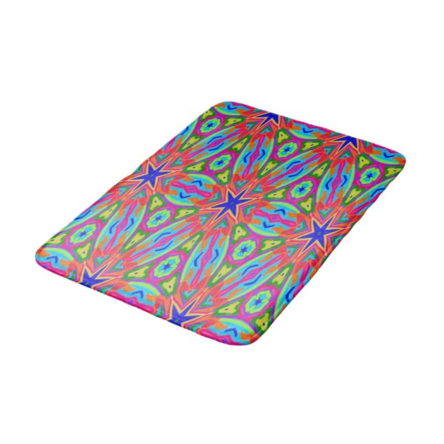 Tapete De Banheiro Magic Marker Stars (Angulado)
